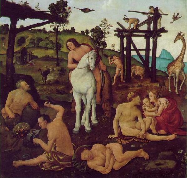 Piero di Cosimo Vulcan and Aeolus